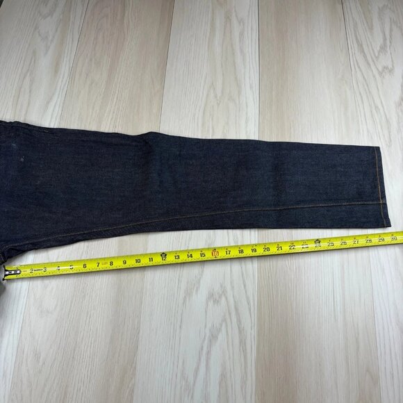 Thom Sweeney Mens Blue Candiani Denim Stretch Straight Leg Jeans Size 31/32 - Picture 11 of 12